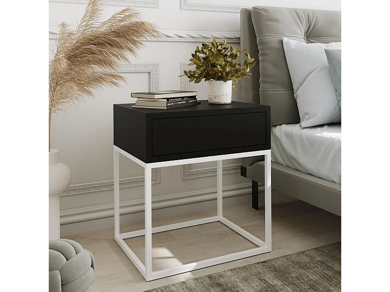 NACHTSCHRANK Kay 45/50/35 schwarz