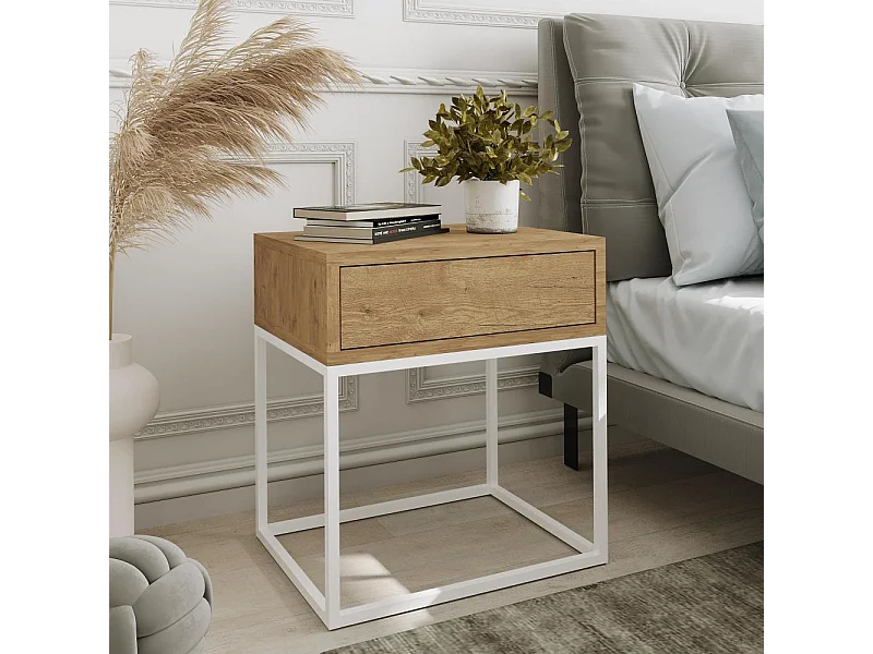 NACHTSCHRANK Kay 45/50/35 eiche Wotan