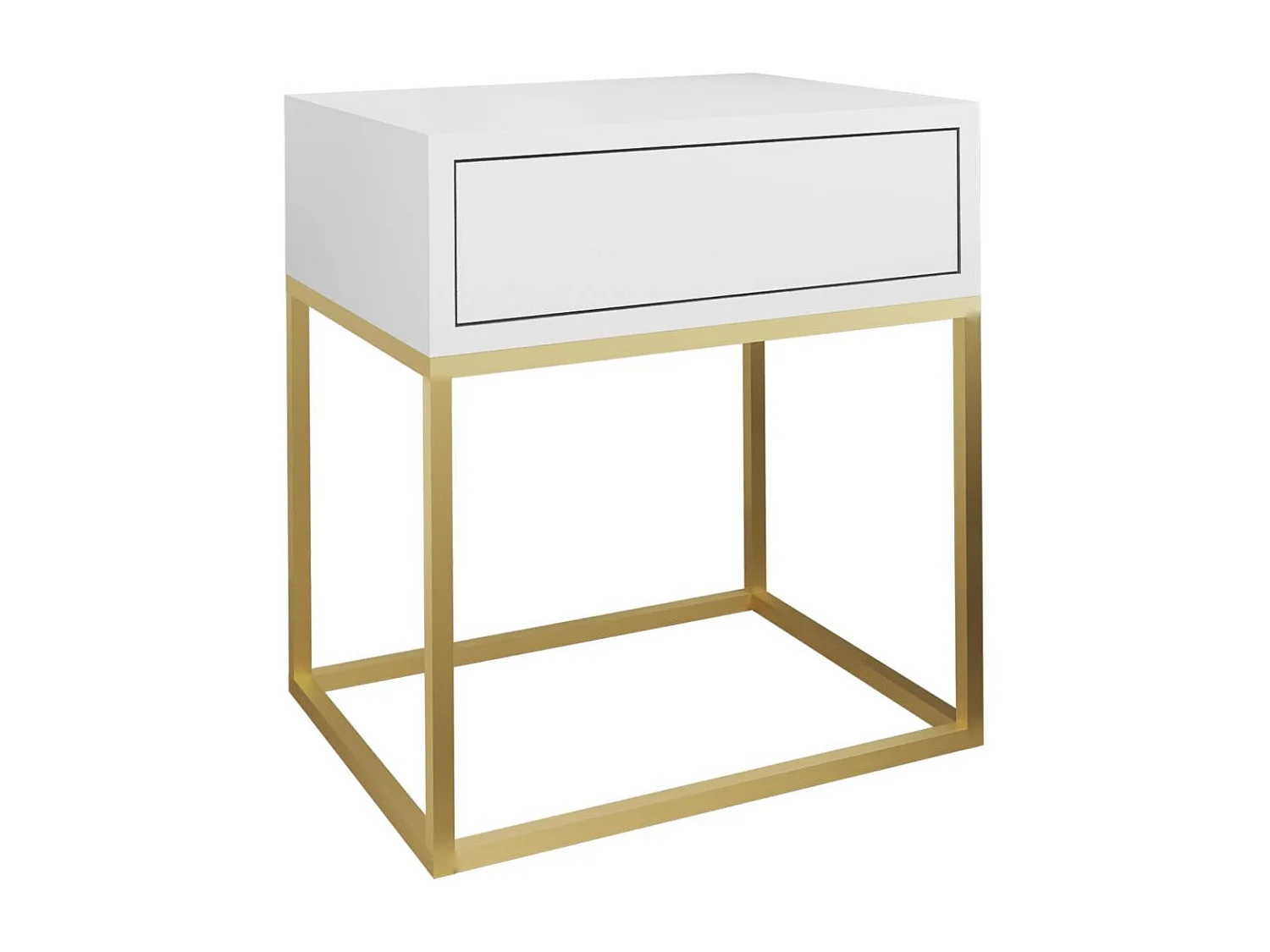 NACHTSCHRANK Kay 45/50/35 weiß