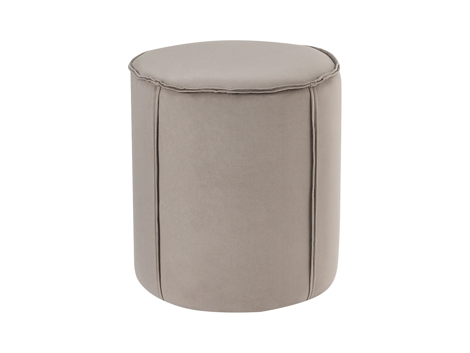 Pouf SEDONA Velours Taupe
