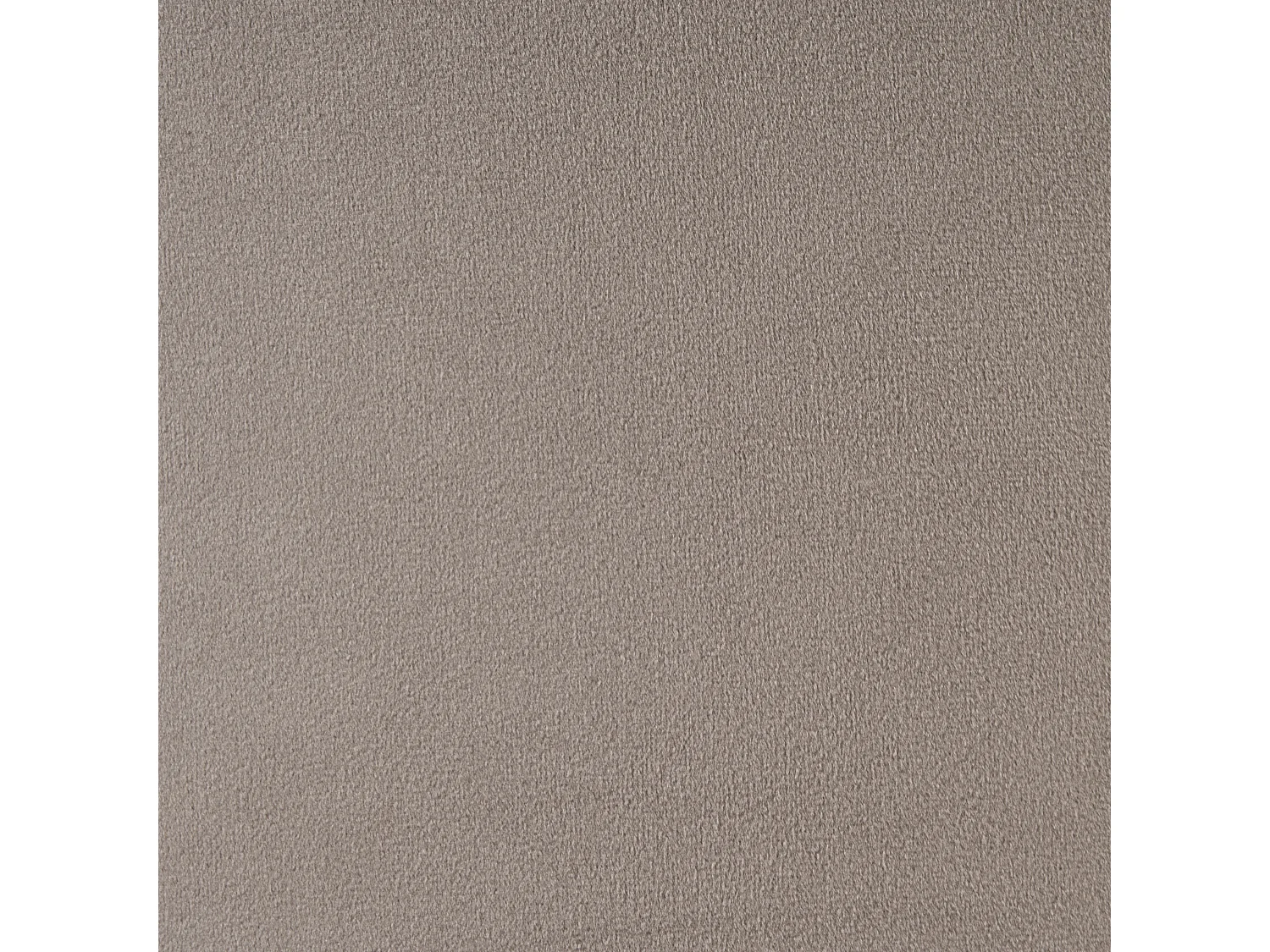 Pouf SEDONA Samtstoff Taupe 40 cm 40 cm 43 cm