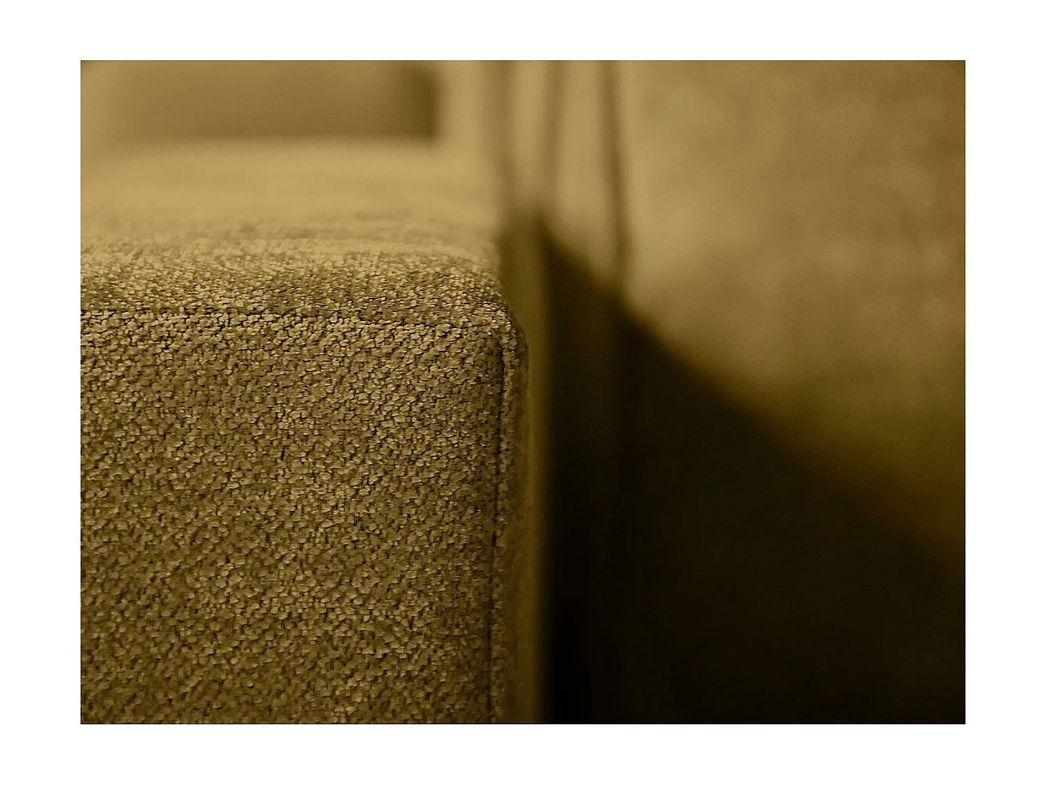 Hoekbank Parma zonder slaapfunctie geel links