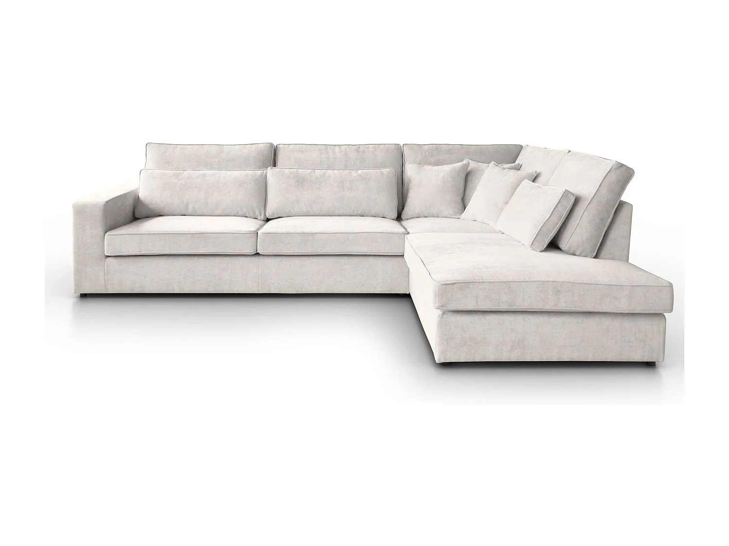 CANAPE Parma sans fonction sommeil beige droite