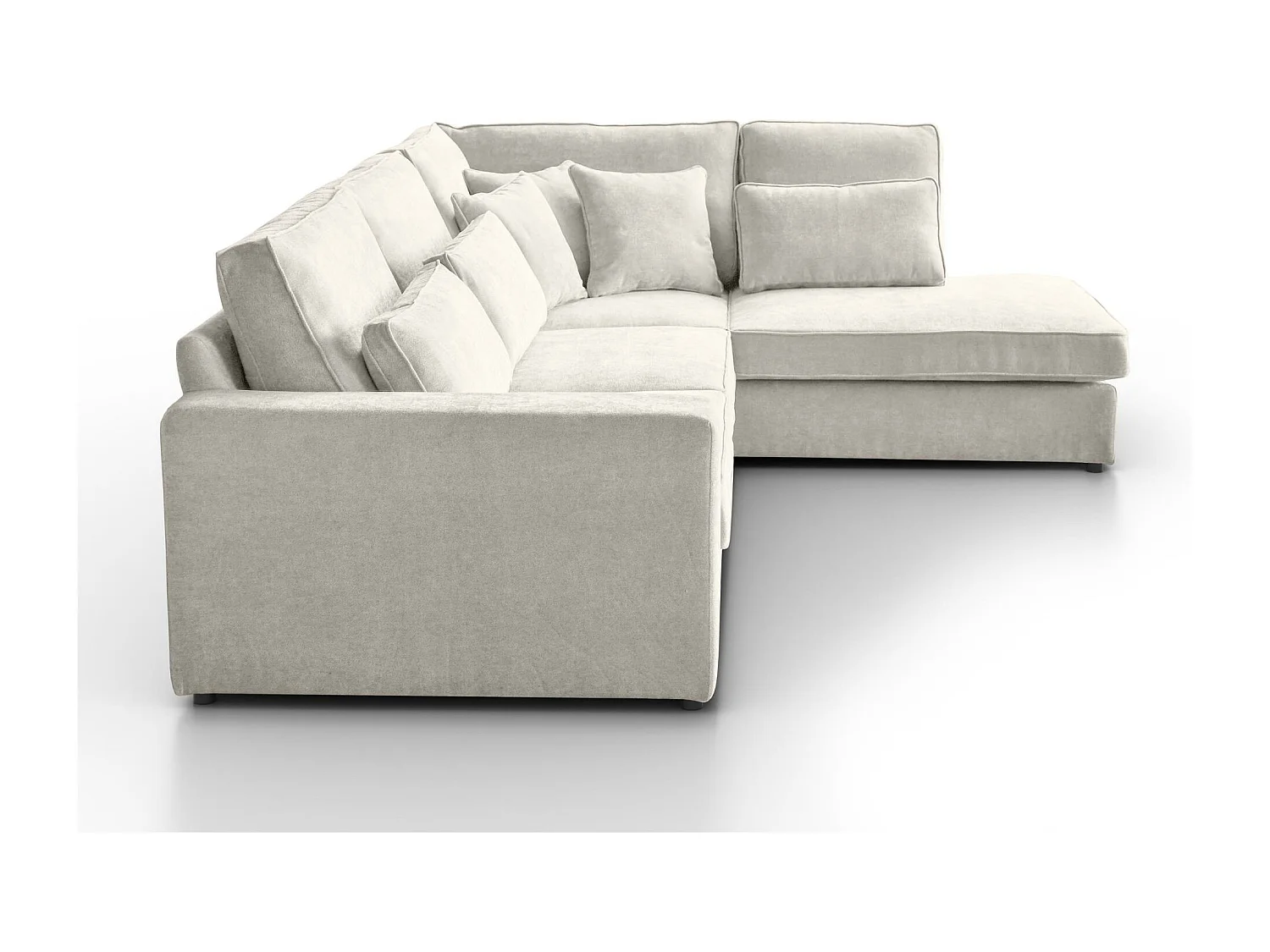 CANAPE Parma sans fonction sommeil beige droite