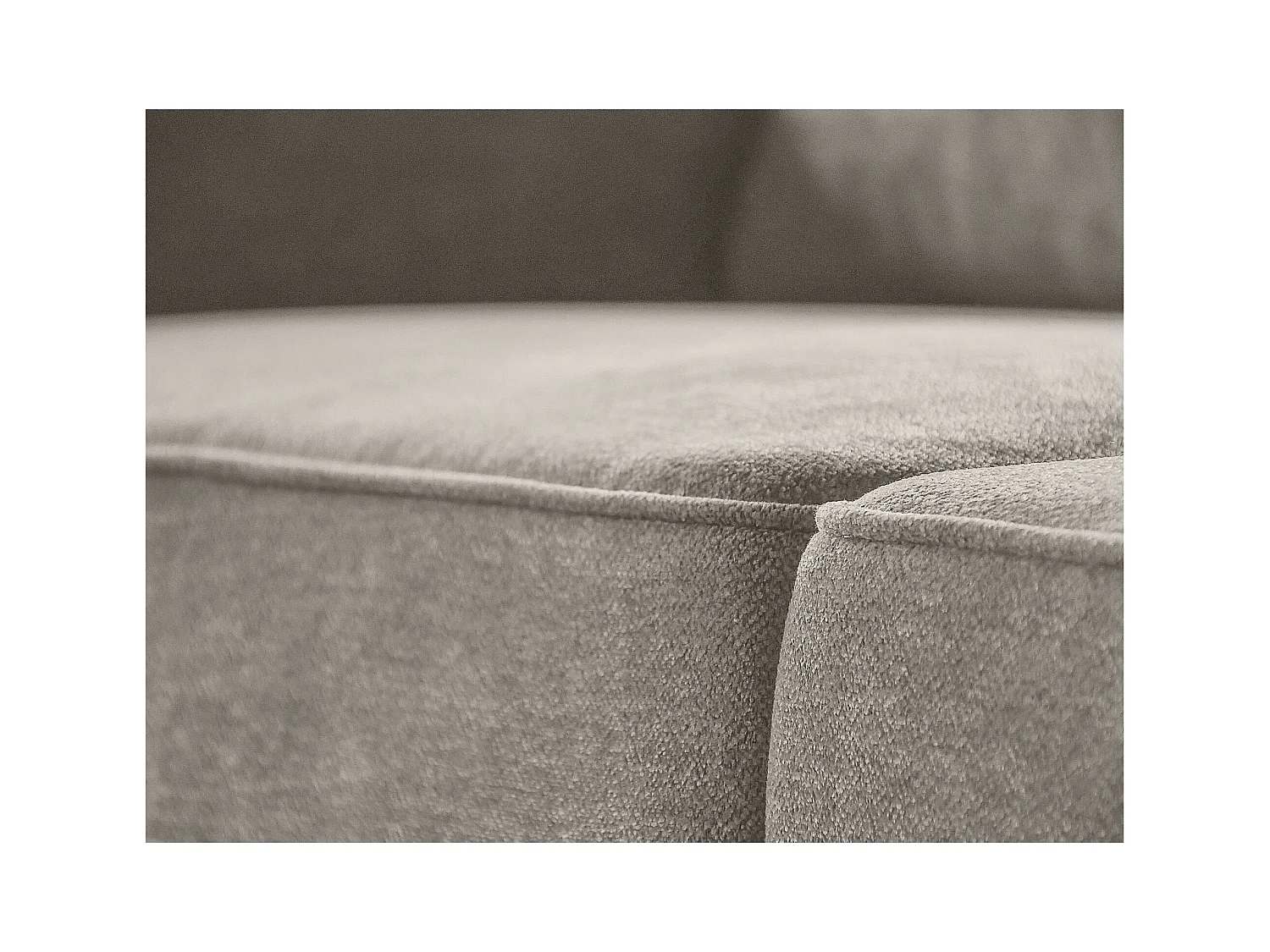 ECKSOFA Parma ohne Schlaffunktion cappuccino rechts