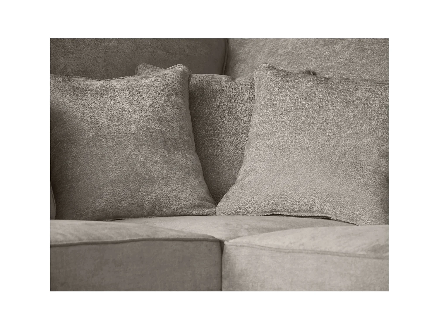 ECKSOFA Parma ohne Schlaffunktion cappuccino rechts