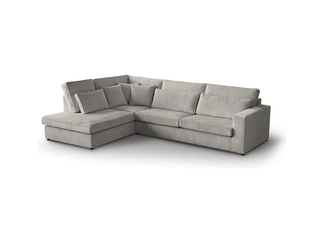 ECKSOFA Parma ohne Schlaffunktion cappuccino links