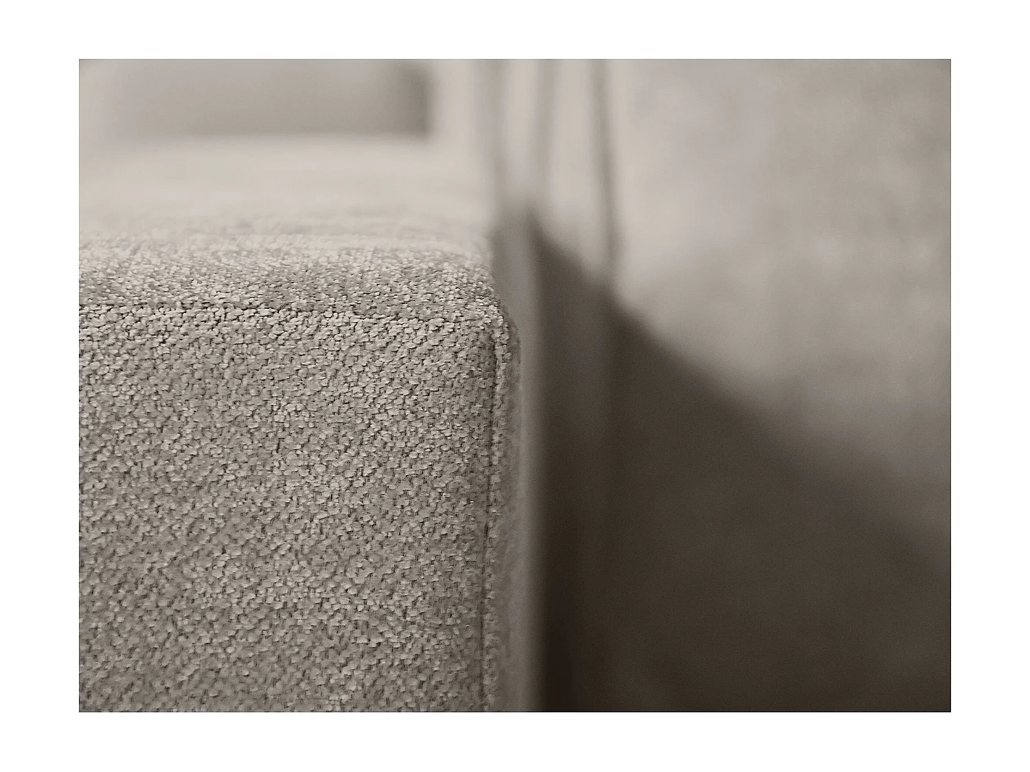 CANAPE Parma sans fonction sommeil cappuccino gauche