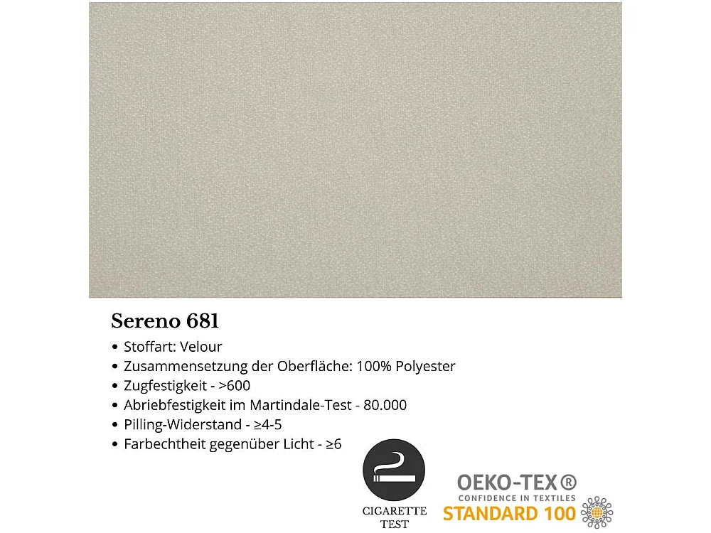 Hoekbank Parma zonder slaapfunctie beige links