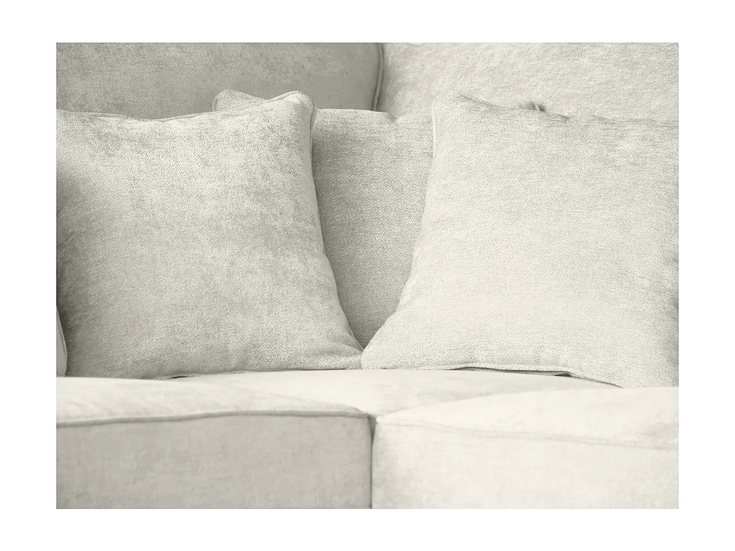 CANAPE Parma sans fonction sommeil beige gauche