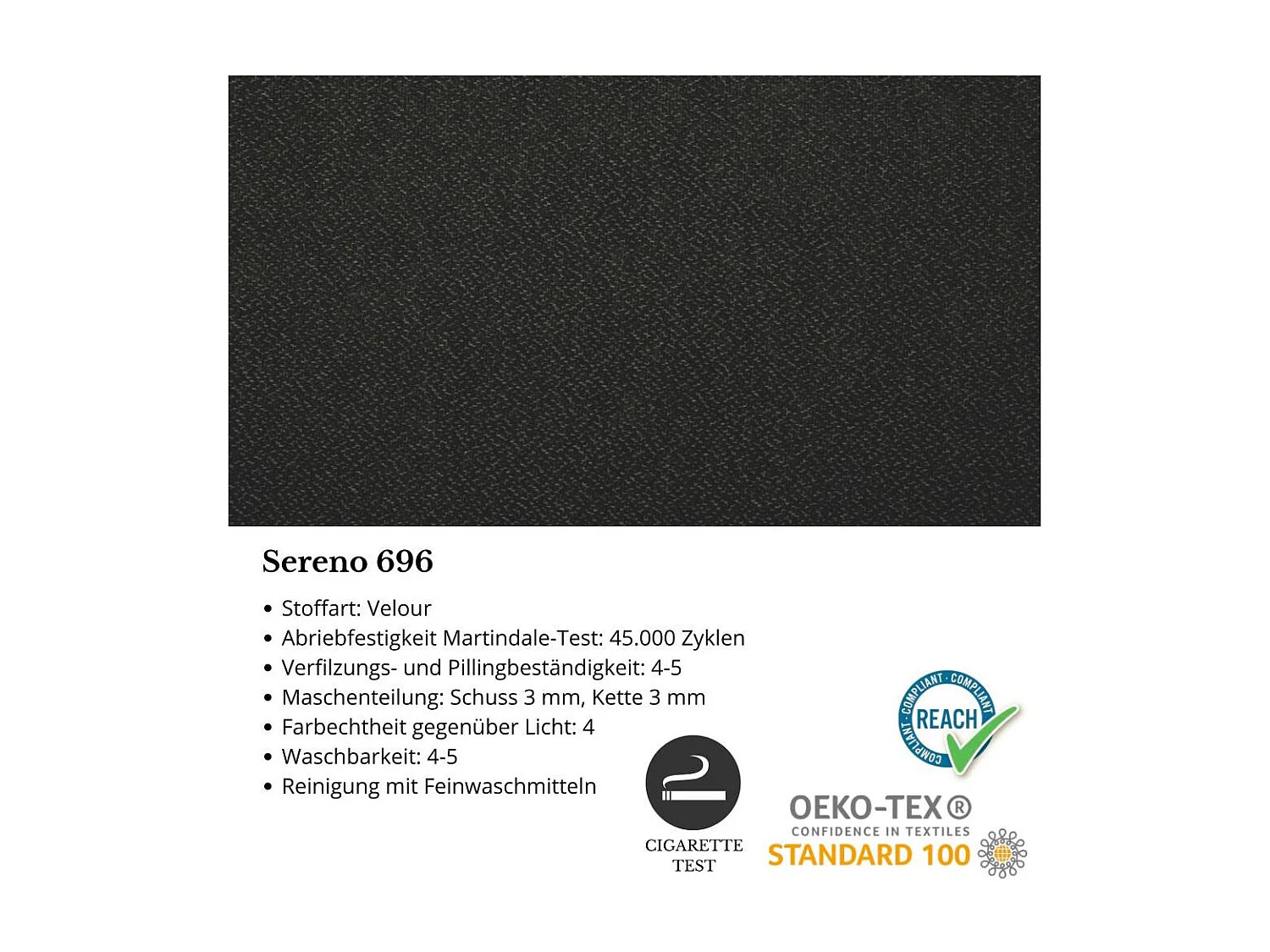 ECKSOFA Parma ohne Schlaffunktion schwarz rechts