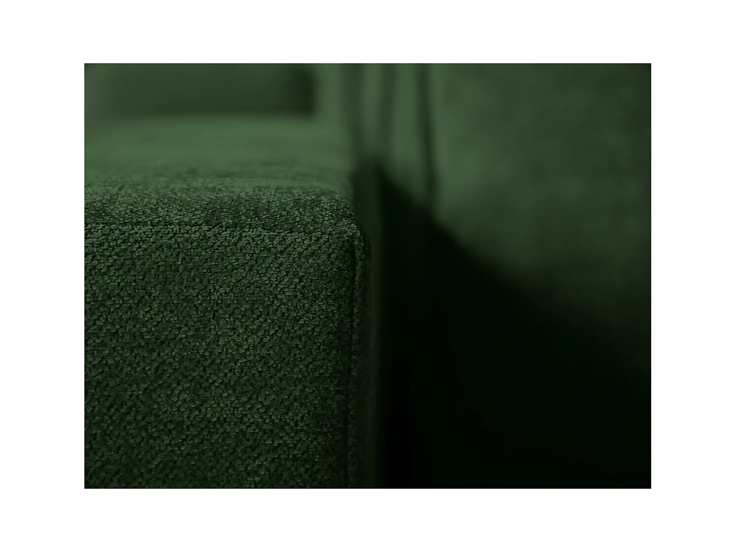 ECKSOFA Parma ohne Schlaffunktion dunkelgrün rechts