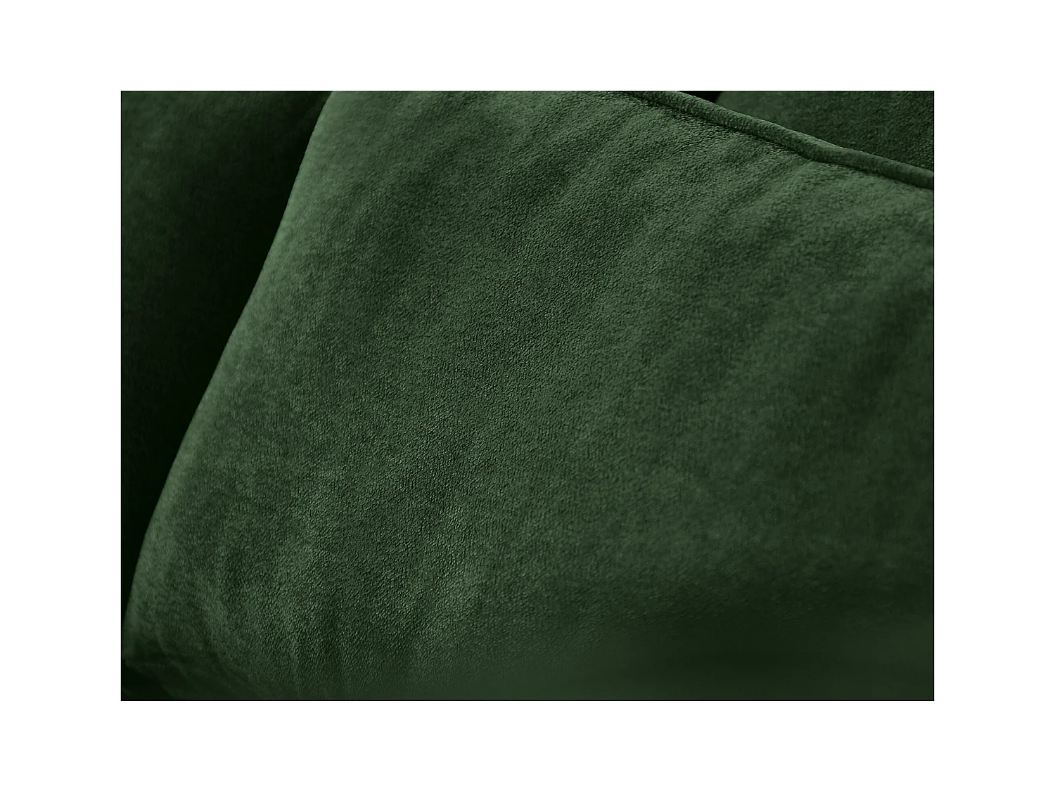 ECKSOFA Parma ohne Schlaffunktion dunkelgrün rechts