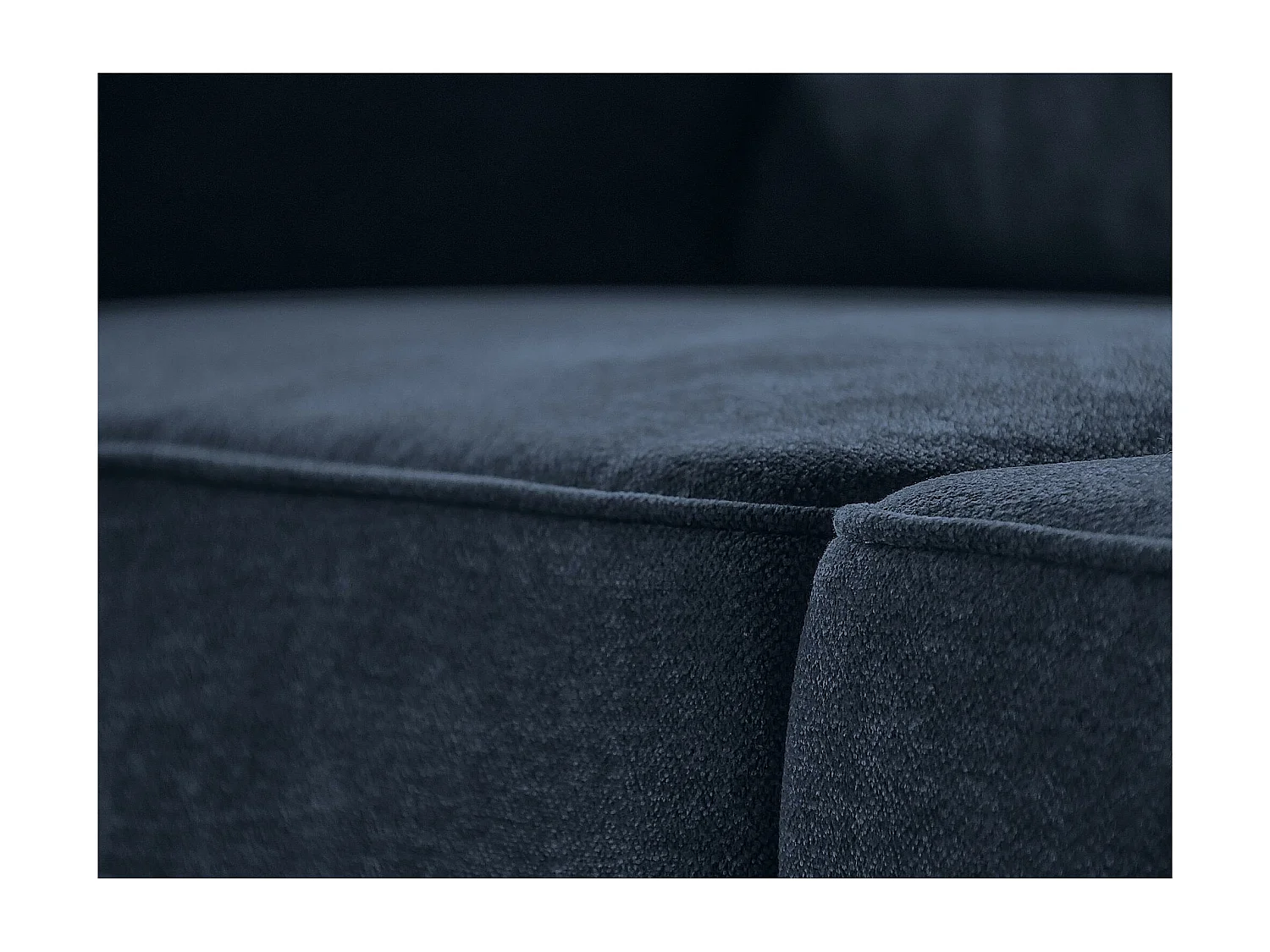 ECKSOFA Parma ohne Schlaffunktion dunkelblau links