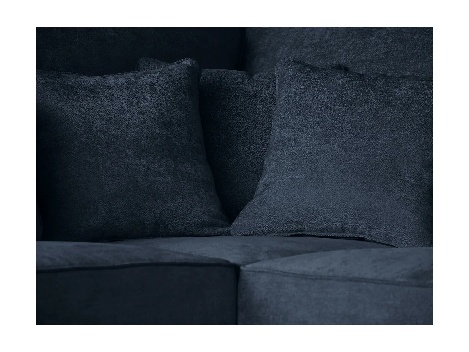 ECKSOFA Parma ohne Schlaffunktion dunkelblau links