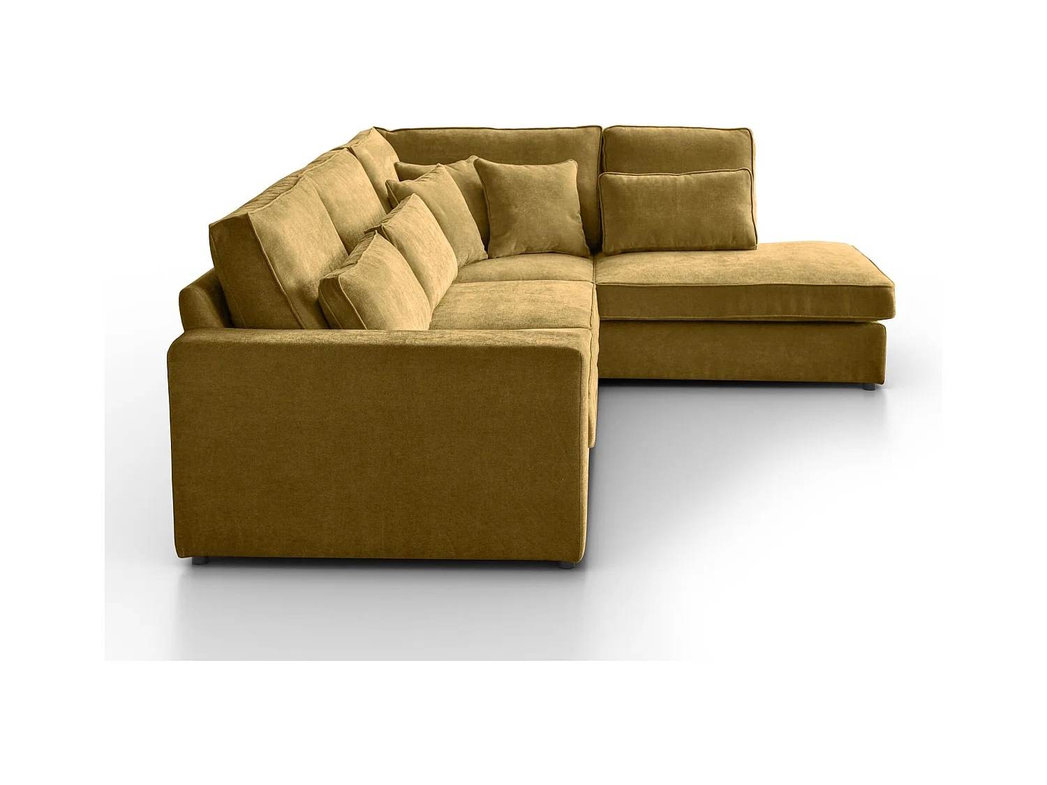 ECKSOFA Parma ohne Schlaffunktion gelb rechts