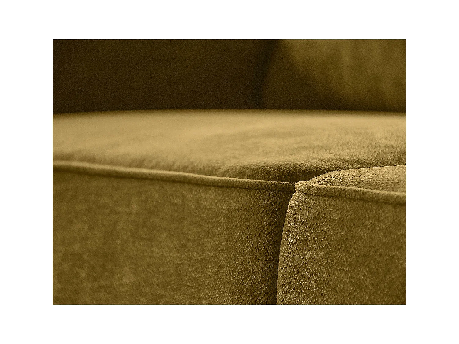 ECKSOFA Parma ohne Schlaffunktion gelb rechts