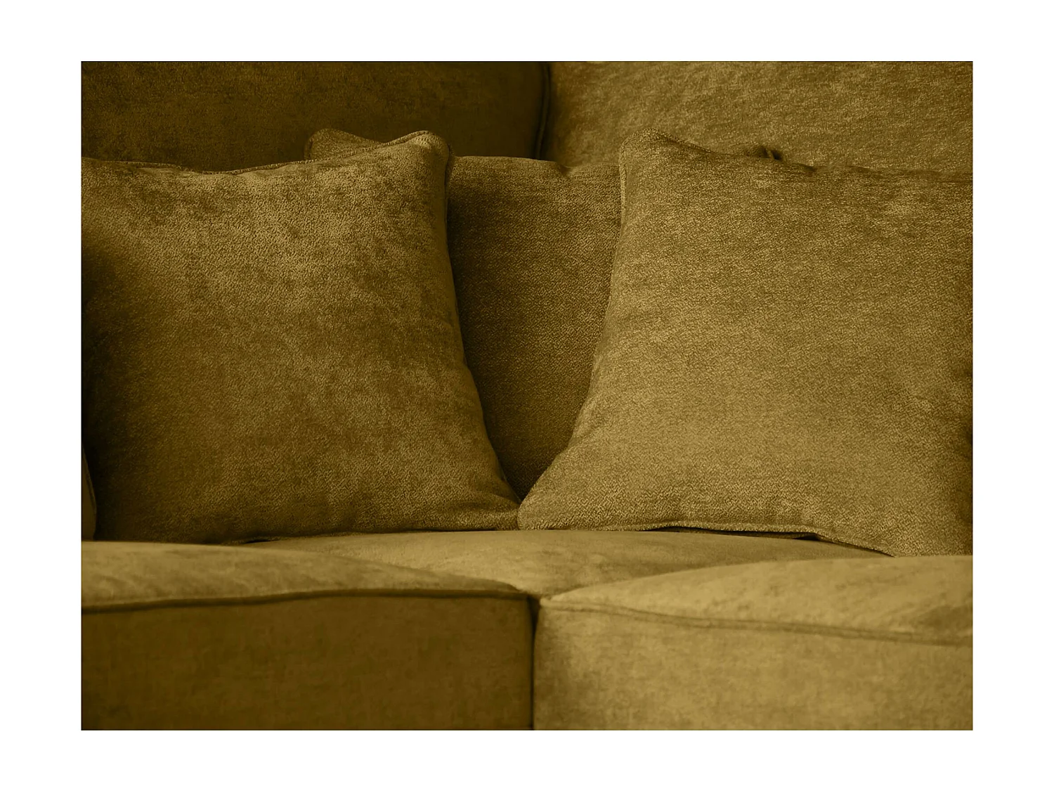 ECKSOFA Parma ohne Schlaffunktion gelb rechts