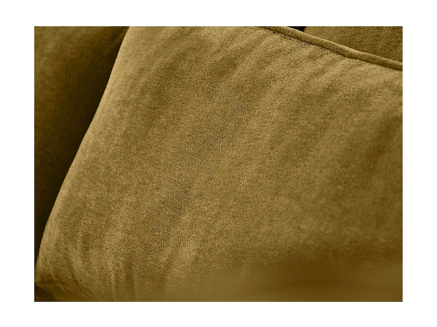 CANAPE Parma sans fonction sommeil jaune droite