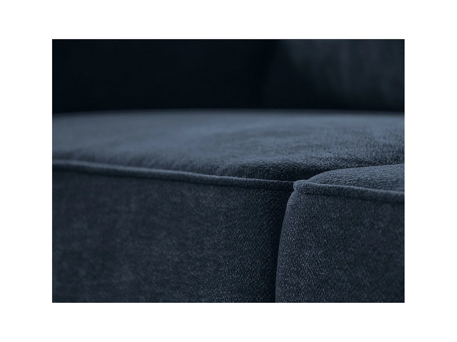 ECKSOFA Parma ohne Schlaffunktion dunkelblau rechts