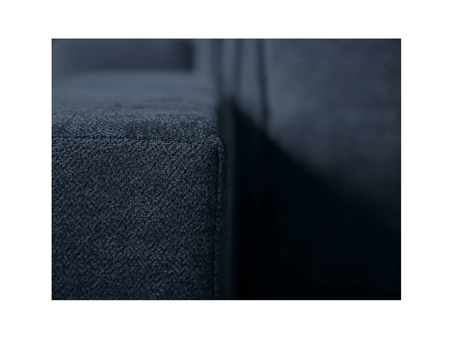 ECKSOFA Parma ohne Schlaffunktion dunkelblau rechts