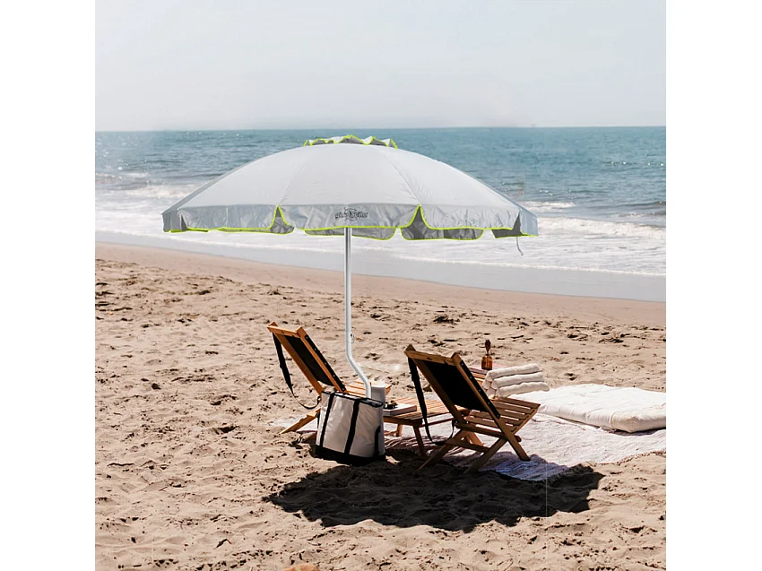 Parasol de plage léger visser protection UV 220 cm Solis