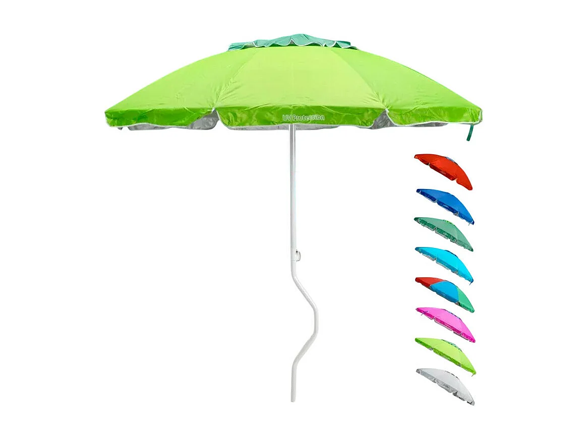 Parasol de plage léger visser protection UV 220 cm Solis