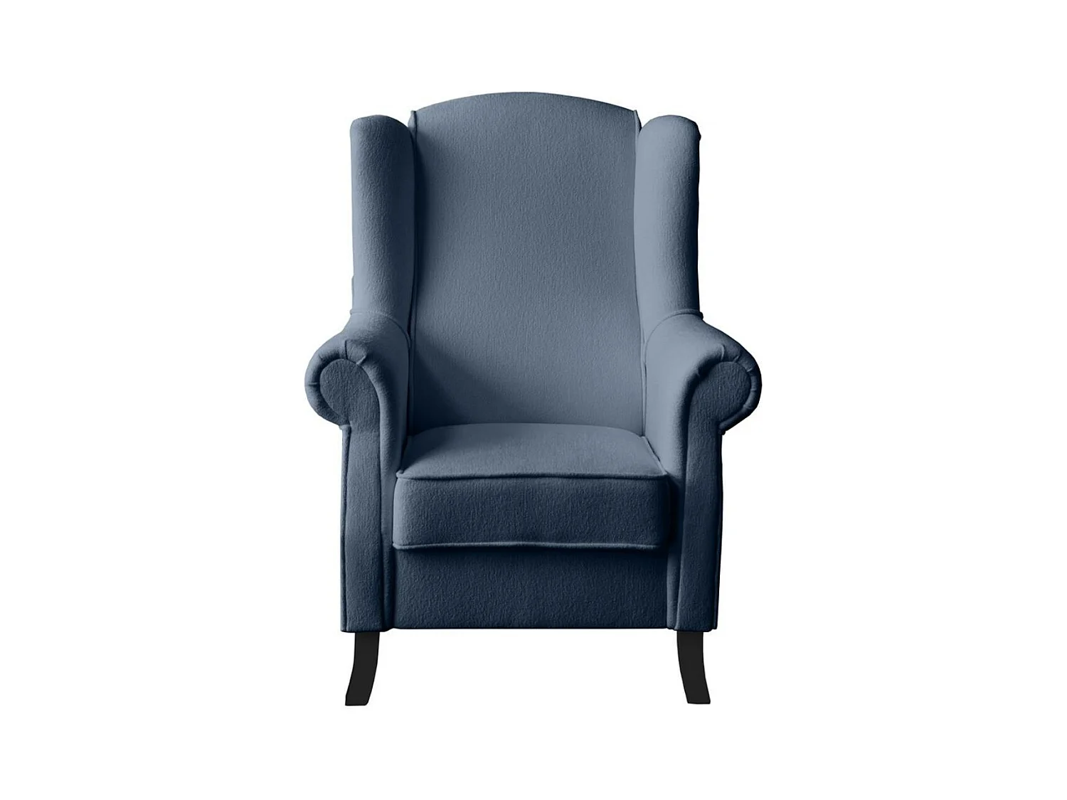 OHRENSESSEL Leonardo dunkelblau boucle-stoff