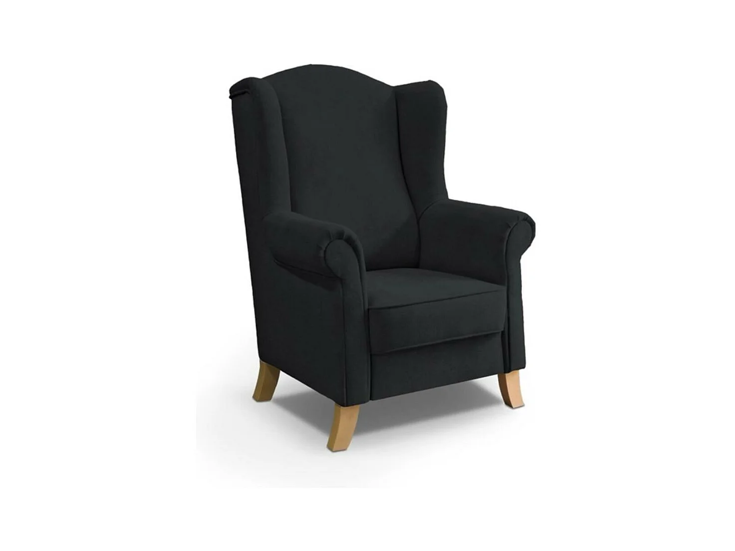 FAUTEUIL D'OREILLES Leonardo gris foncé