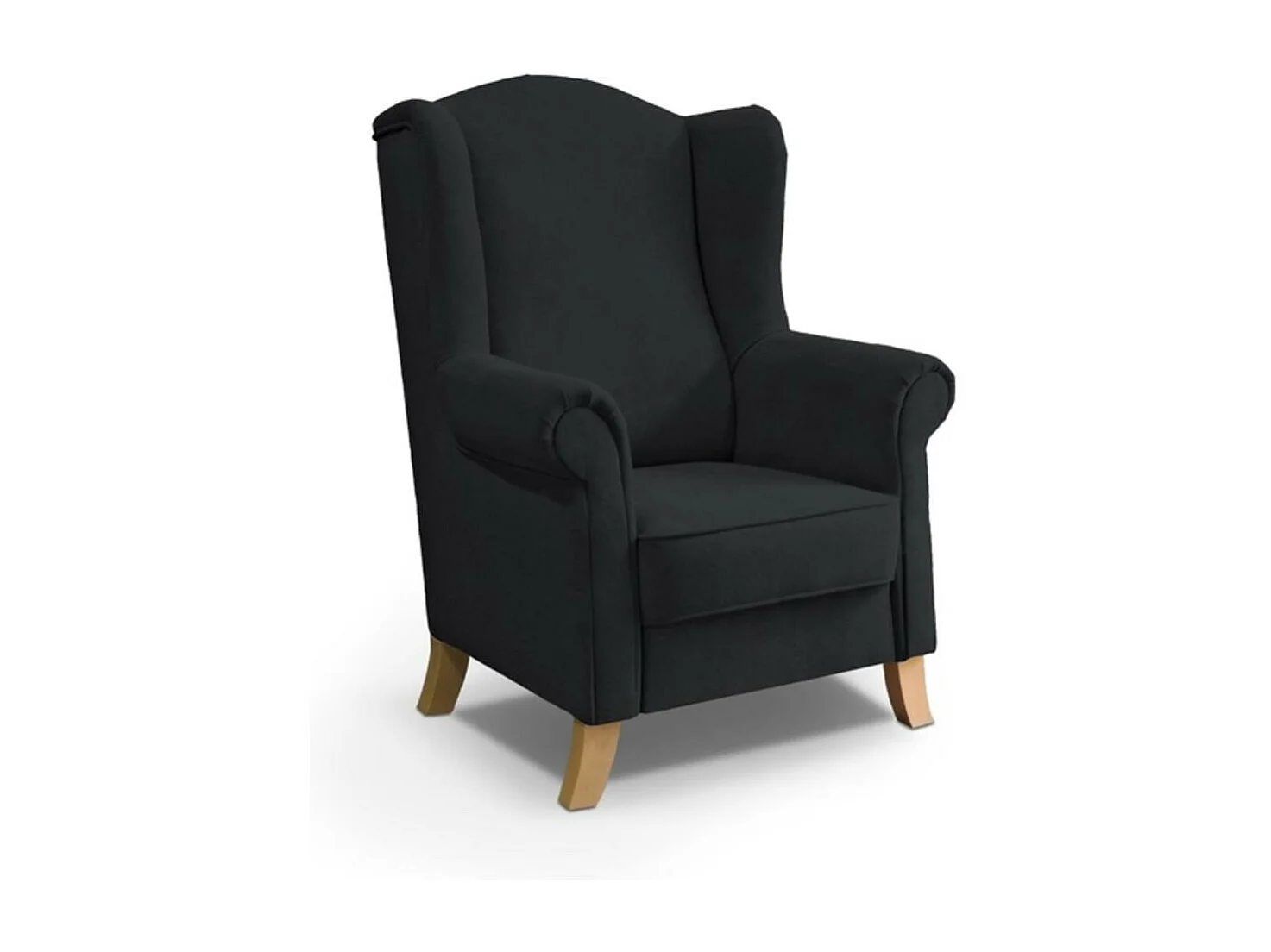 FAUTEUIL D'OREILLES Leonardo gris foncé