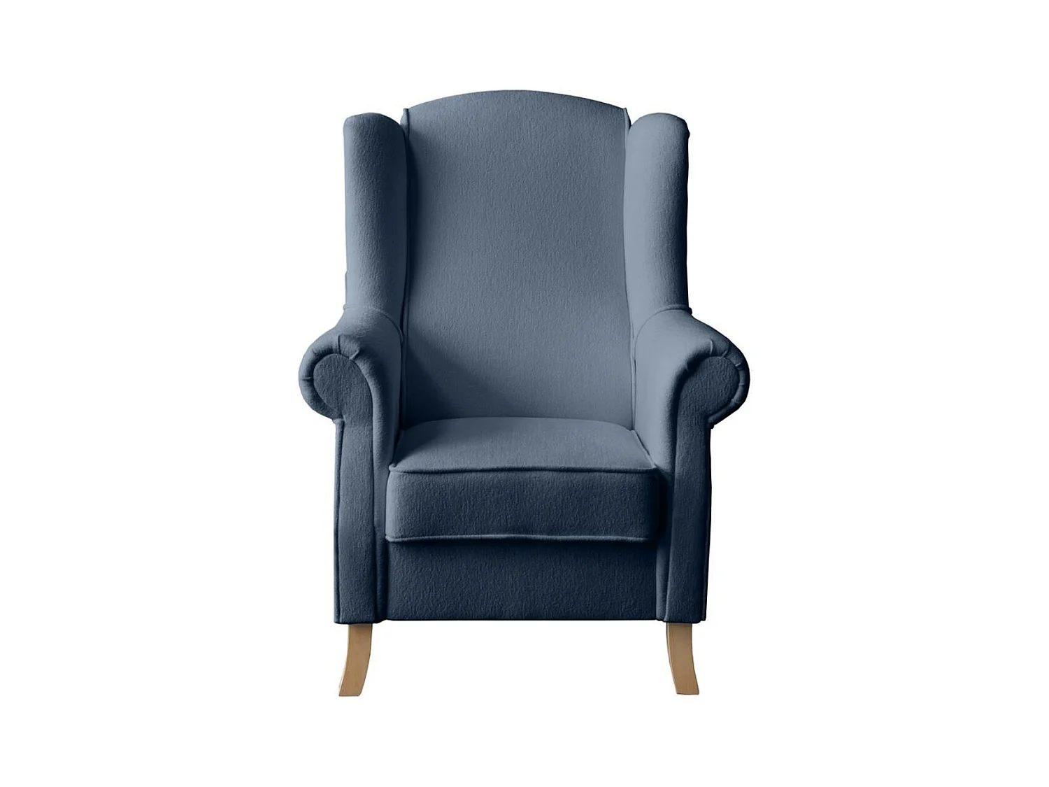 OHRENSESSEL Leonardo dunkelblau boucle-stoff