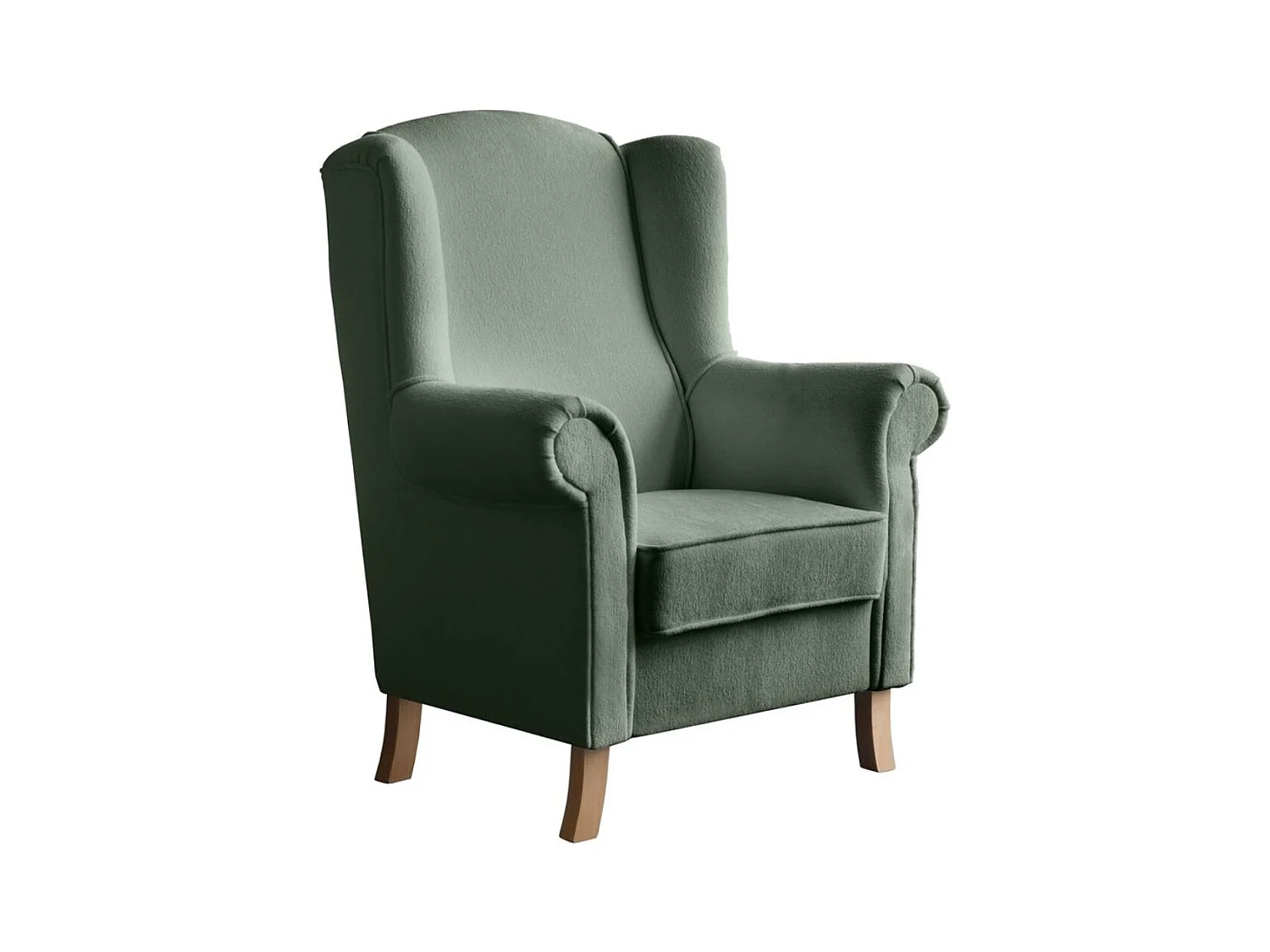 OHRENSESSEL Leonardo grün boucle-stoff