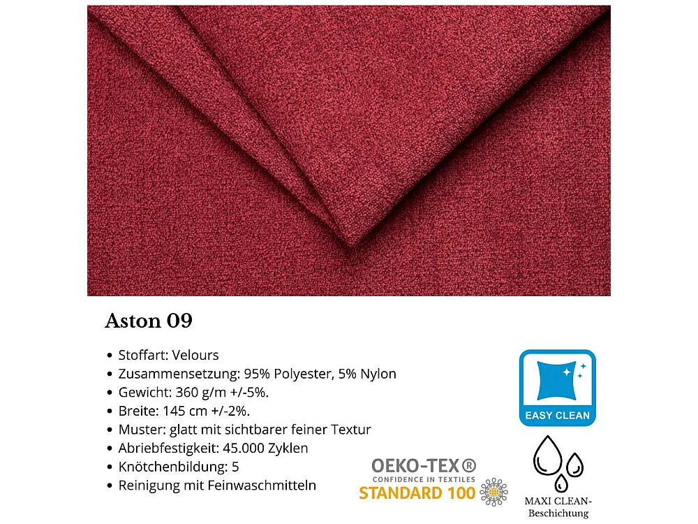 FAUTEUIL D'OREILLES Leonardo bordeaux