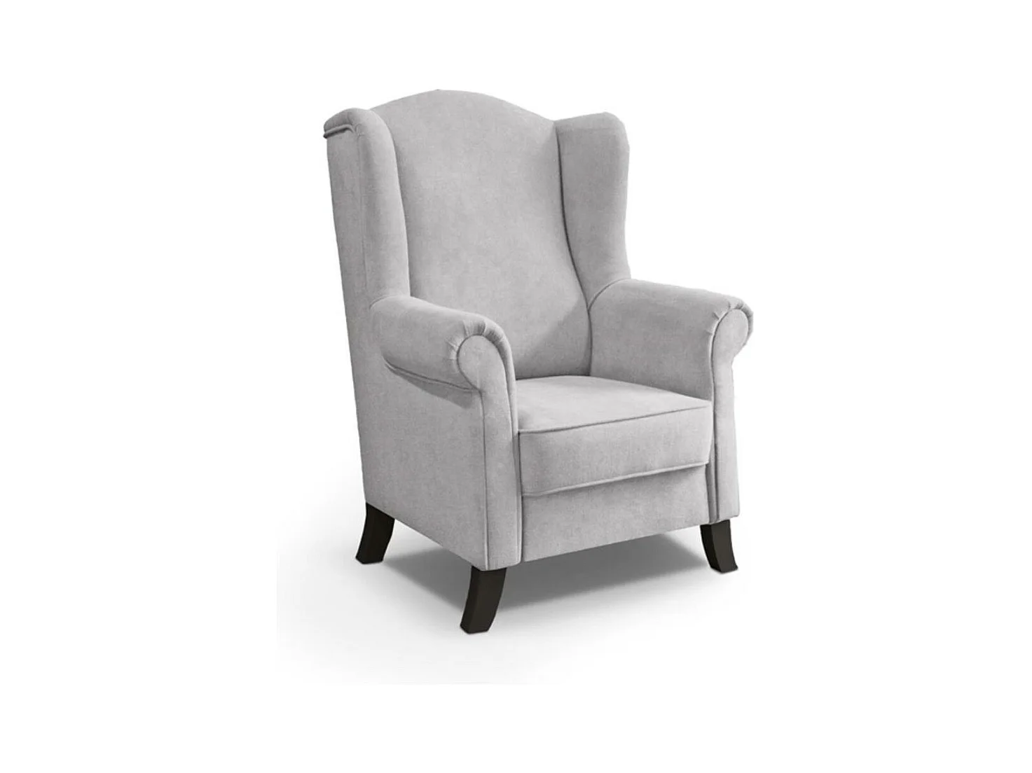 FAUTEUIL D'OREILLES Leonardo gris clair