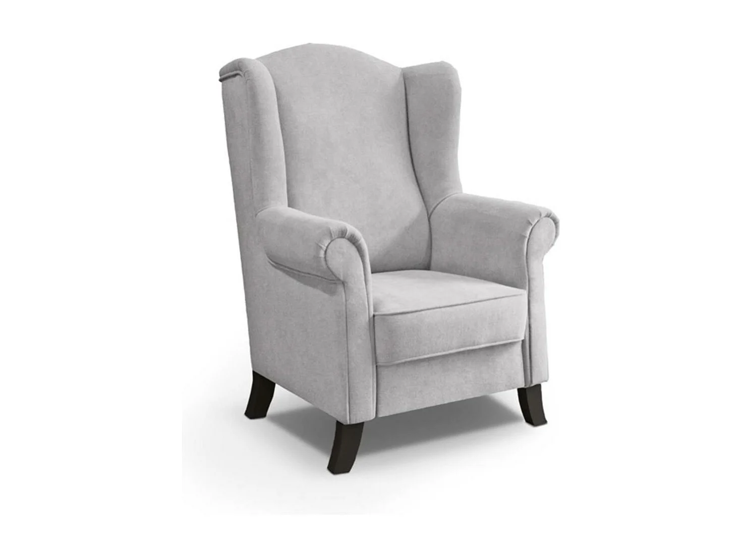 FAUTEUIL D'OREILLES Leonardo gris clair
