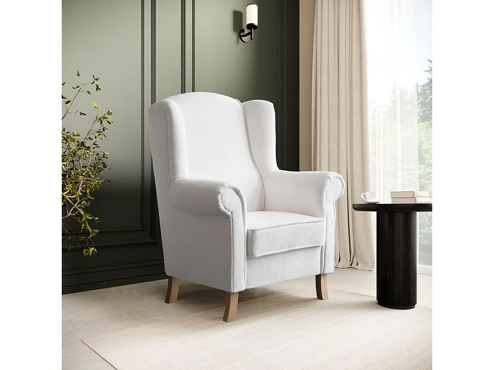 OHRENSESSEL Leonardo beige boucle-stoff