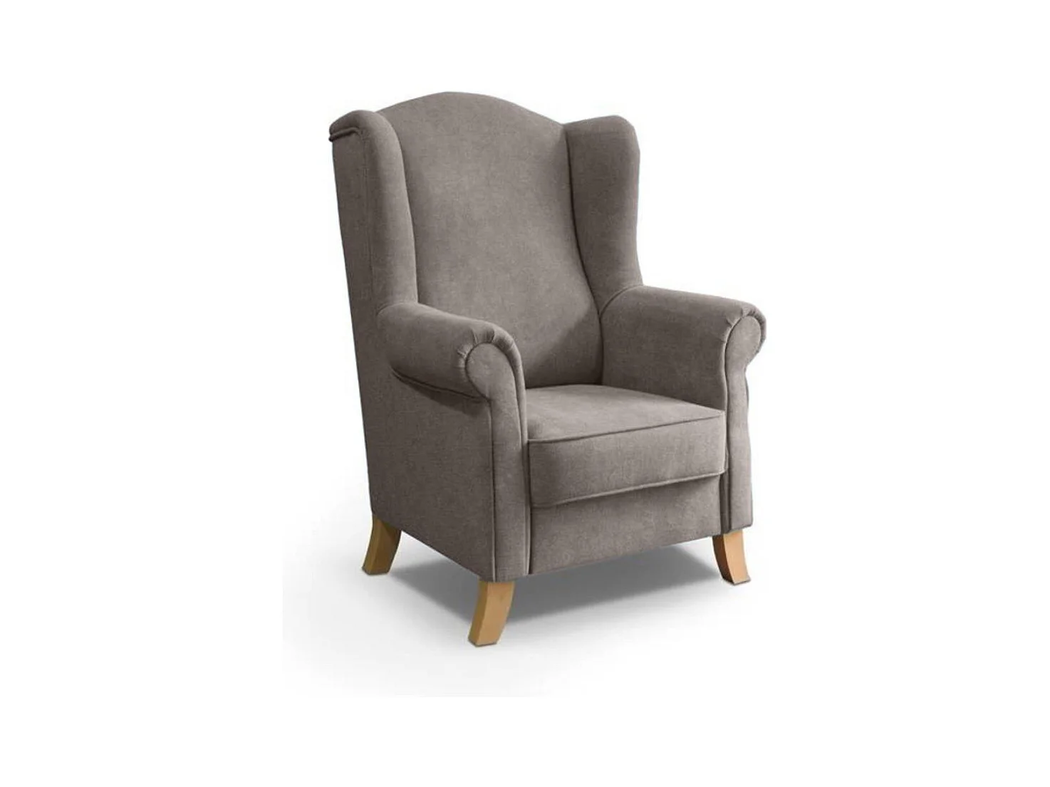 FAUTEUIL D'OREILLES Leonardo marron clair