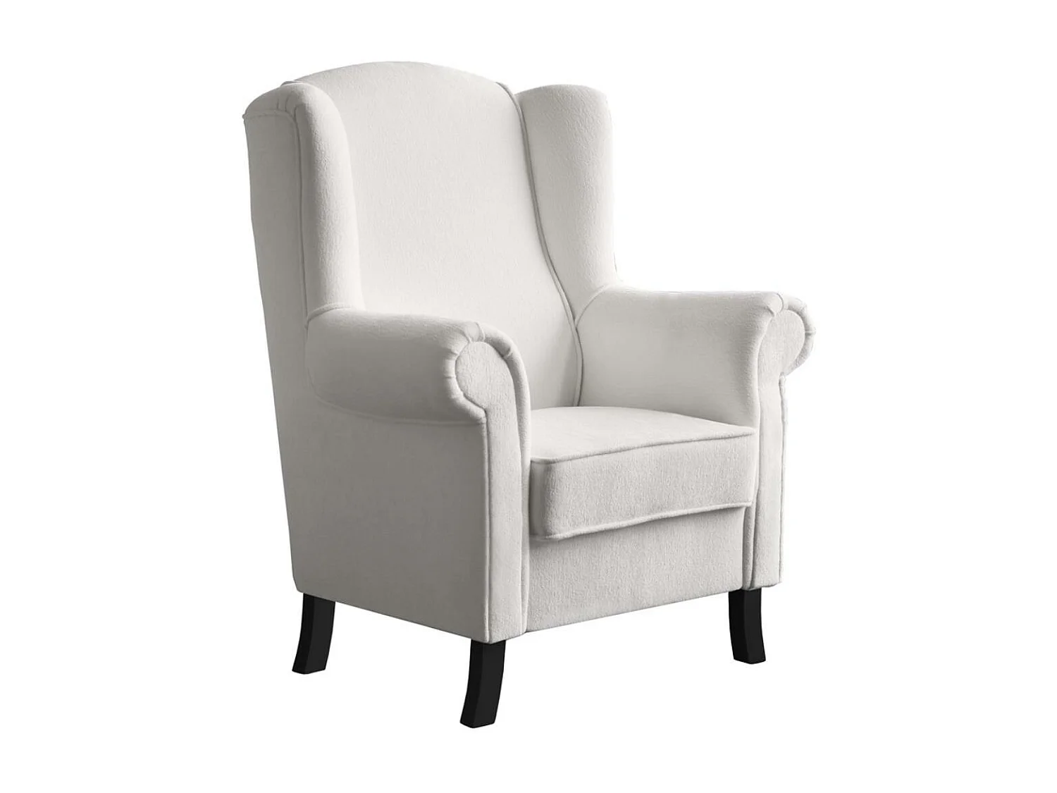 OHRENSESSEL Leonardo beige boucle-stof