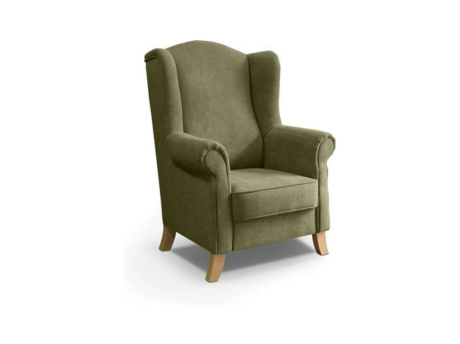 FAUTEUIL D'OREILLES Leonardo vert clair