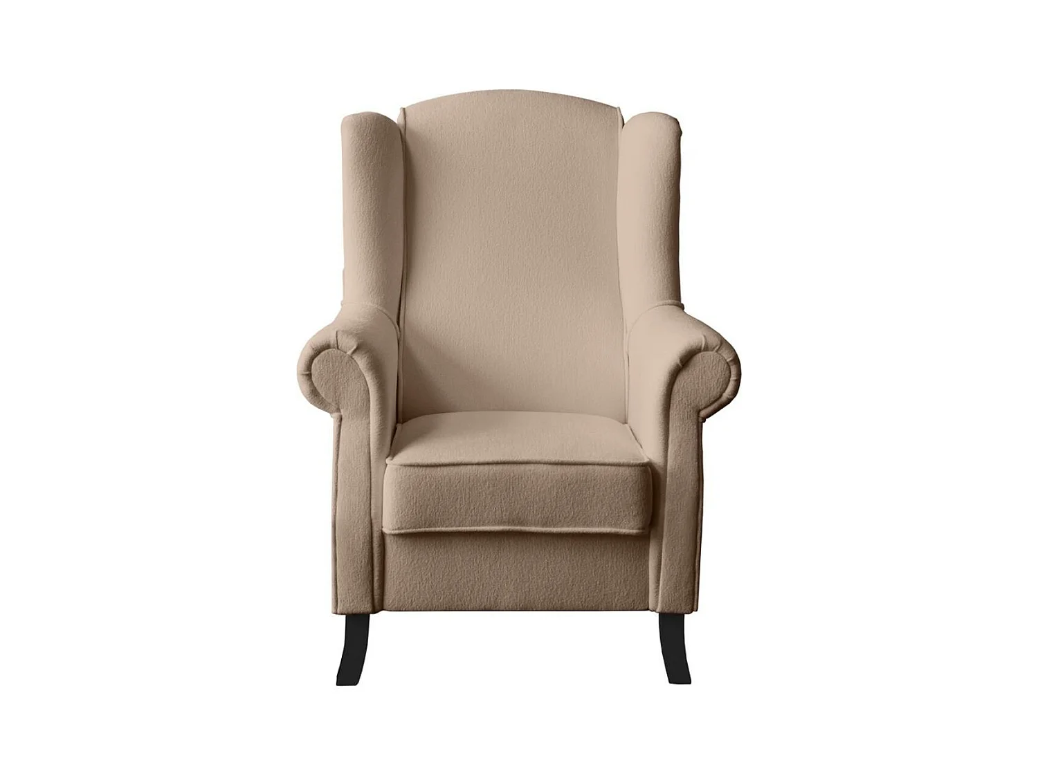 OHRENSESSEL Leonardo hellbraun boucle-stoff