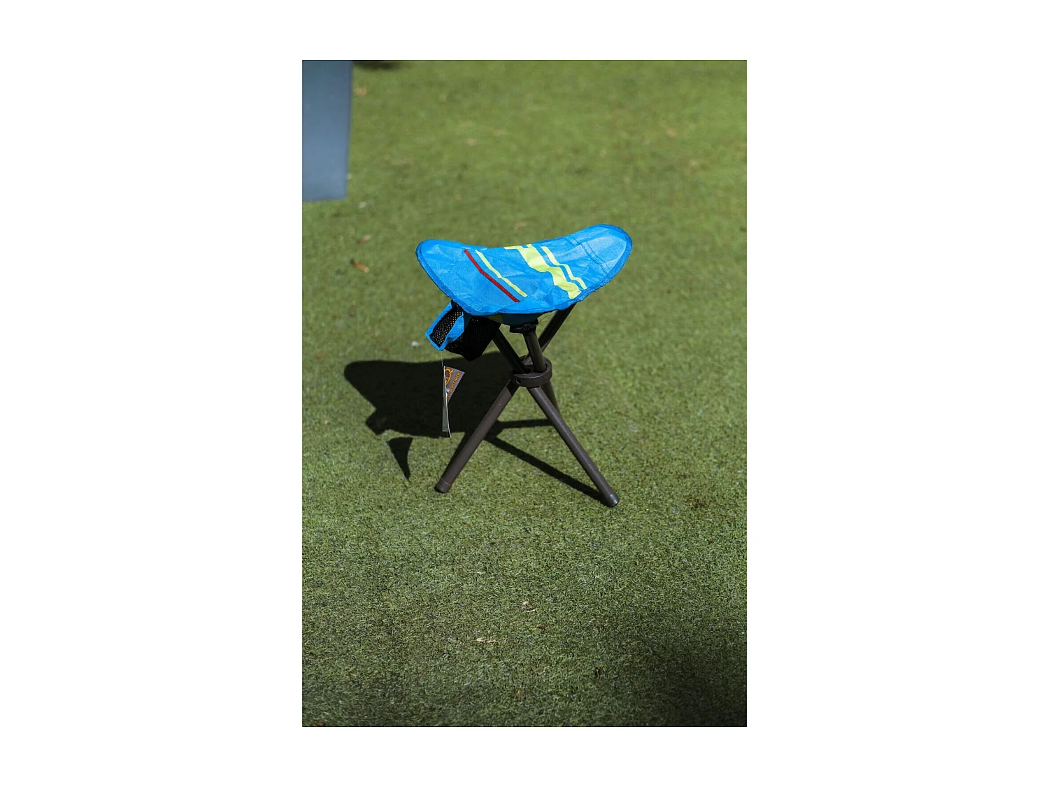Lot de 2 sièges pliables 3 pieds de camping - O'Camp - Dimensions : 32 x 38 x 32 cm
