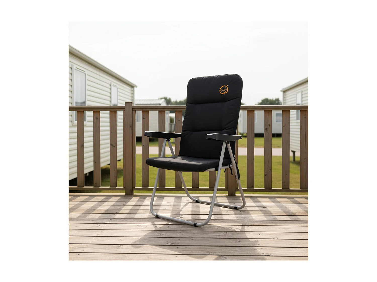 Lot de 2 fauteuils de camping confort pliables - O'Camp - Multipositions - 70 x 105 x 62 cm