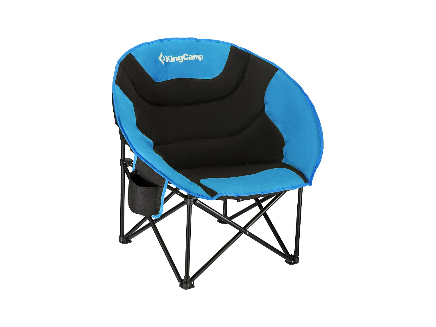 Fauteuil de camping - Kingcamp - Forme Lune - 70 x 84 x 80 cm