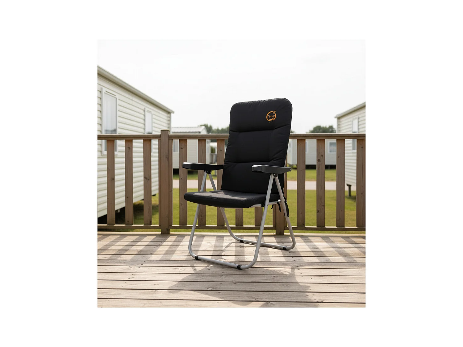 Fauteuil de camping confort pliable - O'Camp - Multipositions - Dimensions : 70 x 105 x 62 cm