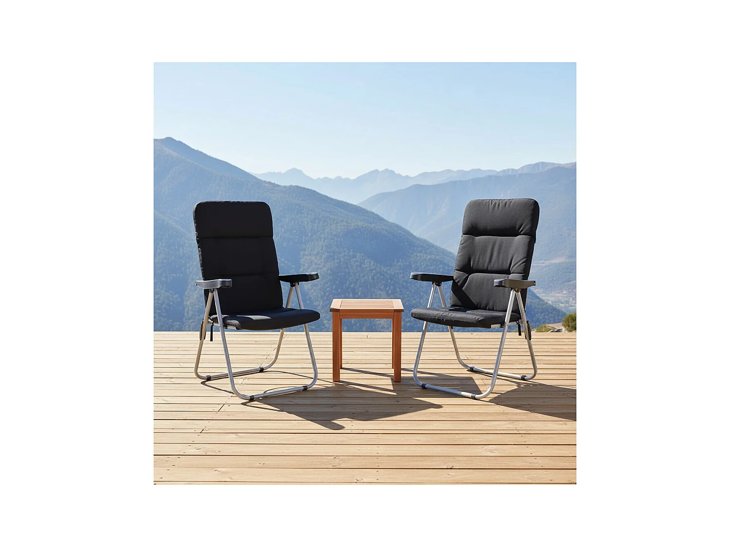 Fauteuil de camping confort pliable - O'Camp - Multipositions - Dimensions : 70 x 105 x 62 cm