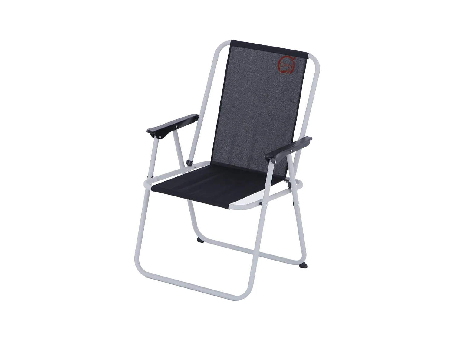 Fauteuil piccolo de camping pliable - O'Camp - Noir - Dimensions : 57 x 80 x 55 cm