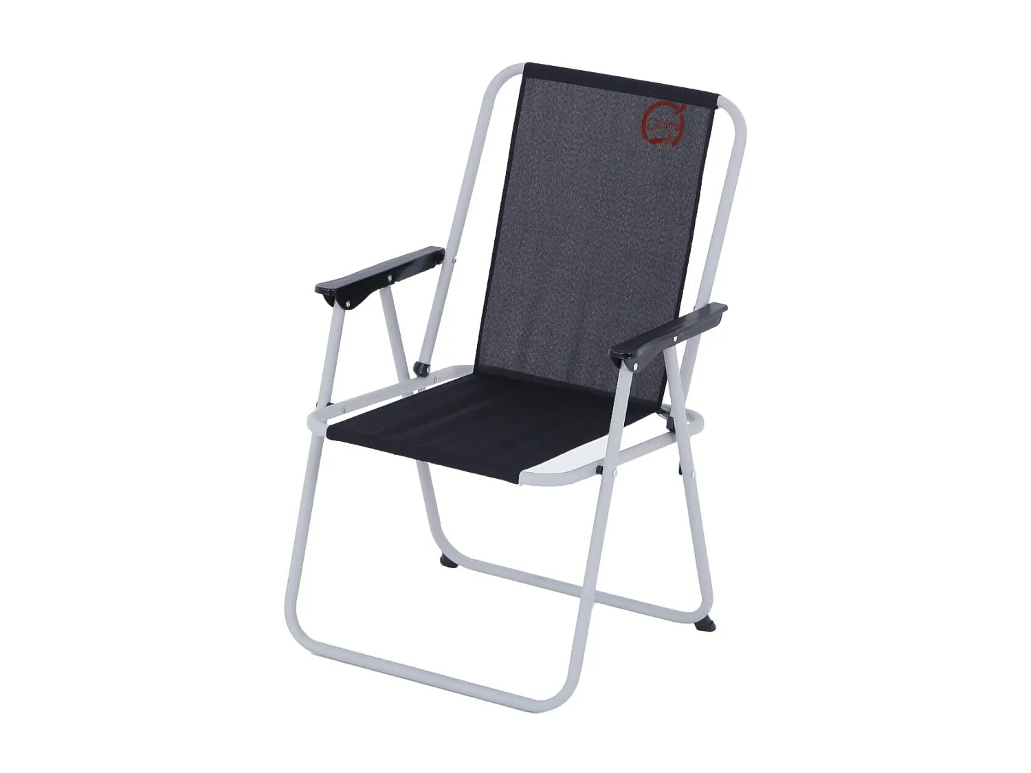 Fauteuil piccolo de camping pliable - O'Camp - Noir - Dimensions : 57 x 80 x 55 cm