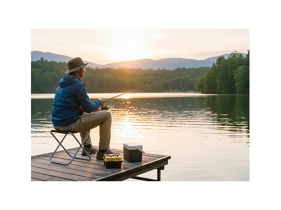 Sedile pieghevole da campeggio per la pesca - O'Camp - Dimensioni: 37 x 37 x 42 cm