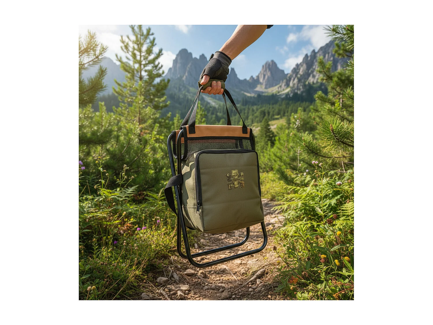 Koh Lanta Opvouwbaar campingzitje - - Vak met geïsoleerde zak