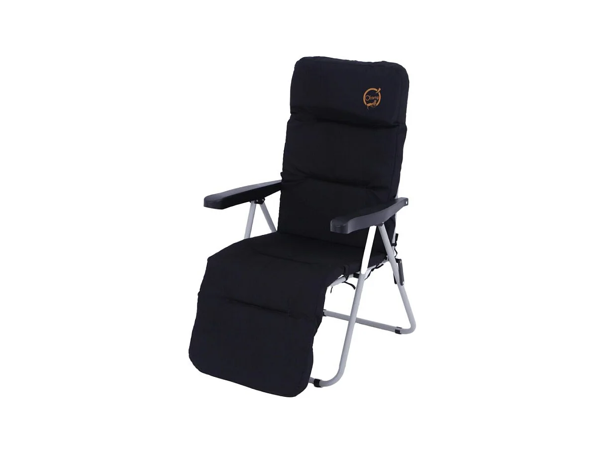 Fauteuil de camping relax pliable - O'camp - Multipositions - Dimensions : 62 x 105 x 92 cm